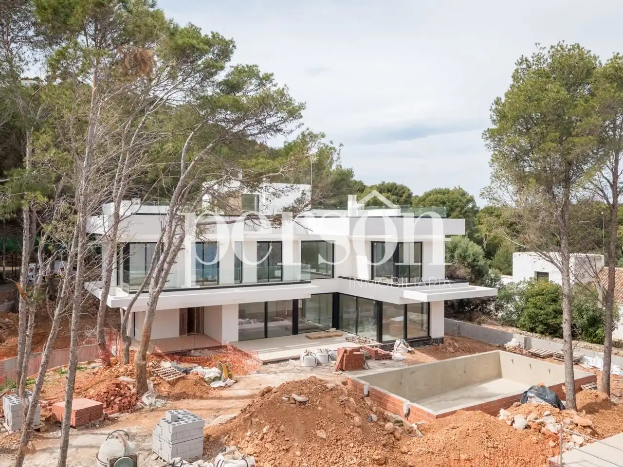 Vista exterior de Casa adosada en venta en Dénia con Aire acondicionado, Calefacción y Jardín privado