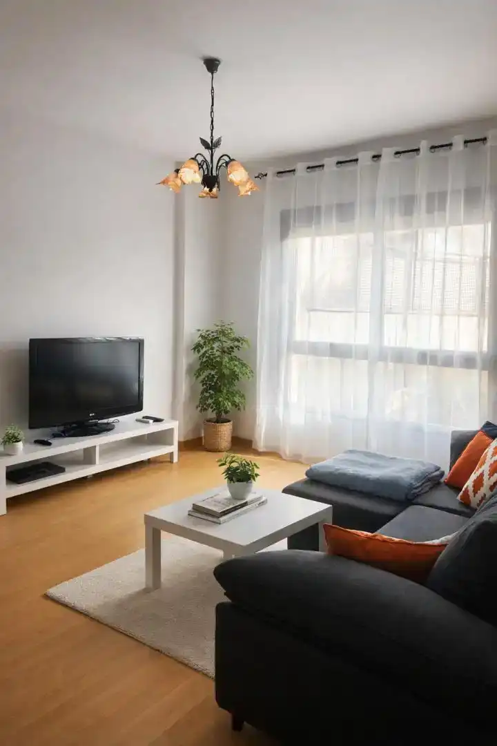 Sala d'estar de Pis en venda en Ogíjares amb Aire condicionat, Jardí privat i Parquet