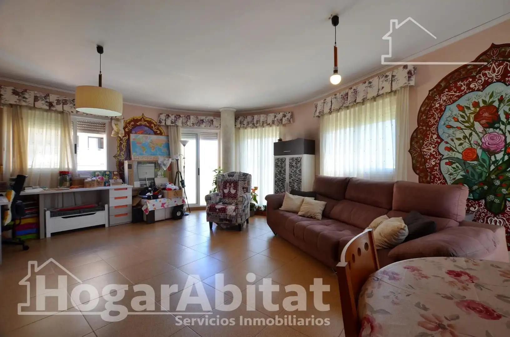 Sala de estar de Piso en venta en Tavernes de la Valldigna con Trastero