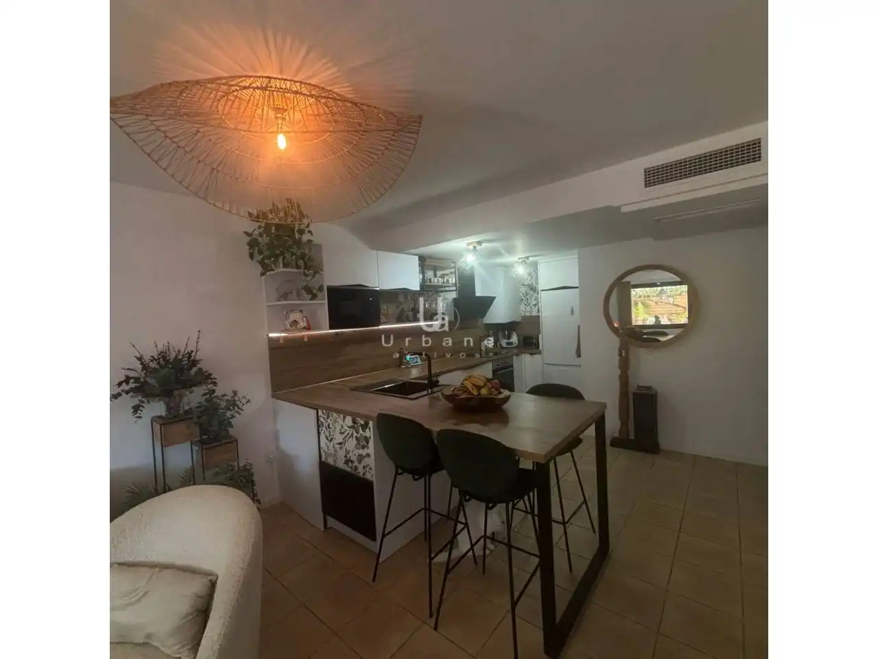 Küche von Wohnung zum Verkauf in Murcia mit Klimaanlage, Heizung und Privatgarten