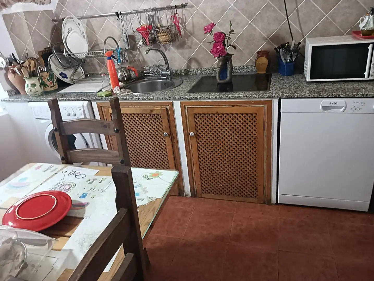 Cocina de Casa o chalet en venta en Aldea del Cano con Calefacción, Jardín privado y Amueblado