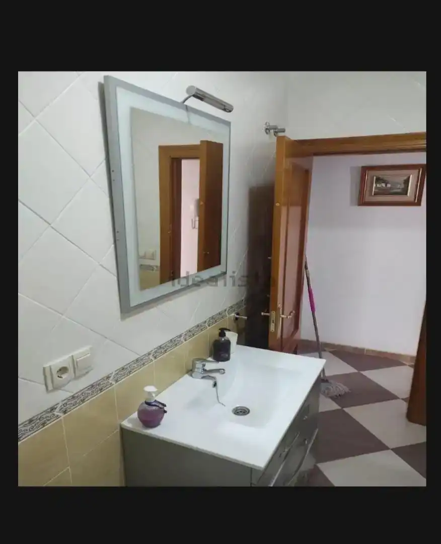 Bathroom of Flat for rent in El Burgo  with Furnished, Washing machine and Microwave