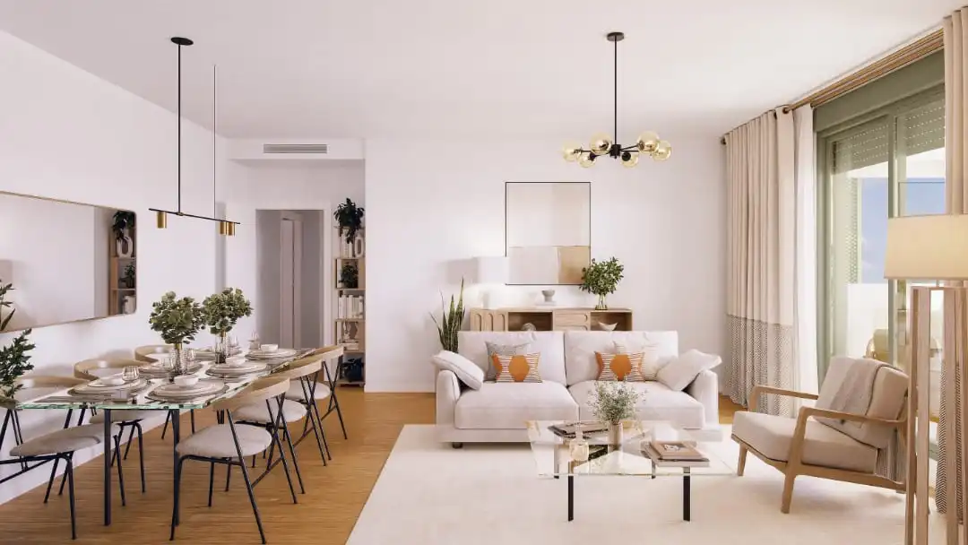 Sala d'estar de Pis en venda en Sevilla amb Aire condicionat, Calefacció i Terrassa