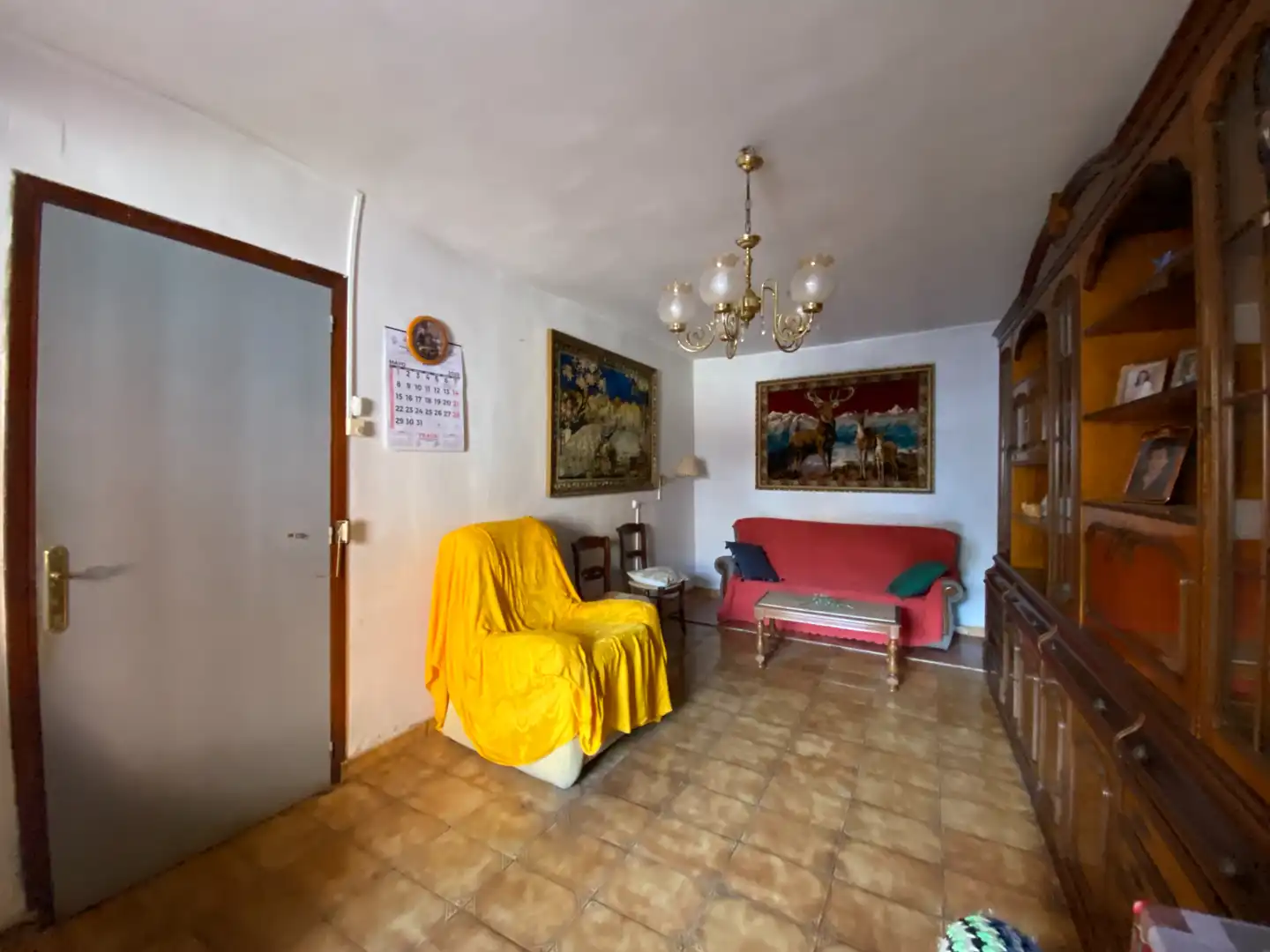Sala de estar de Casa o chalet en venta en Baltanás con Calefacción, Trastero y Amueblado