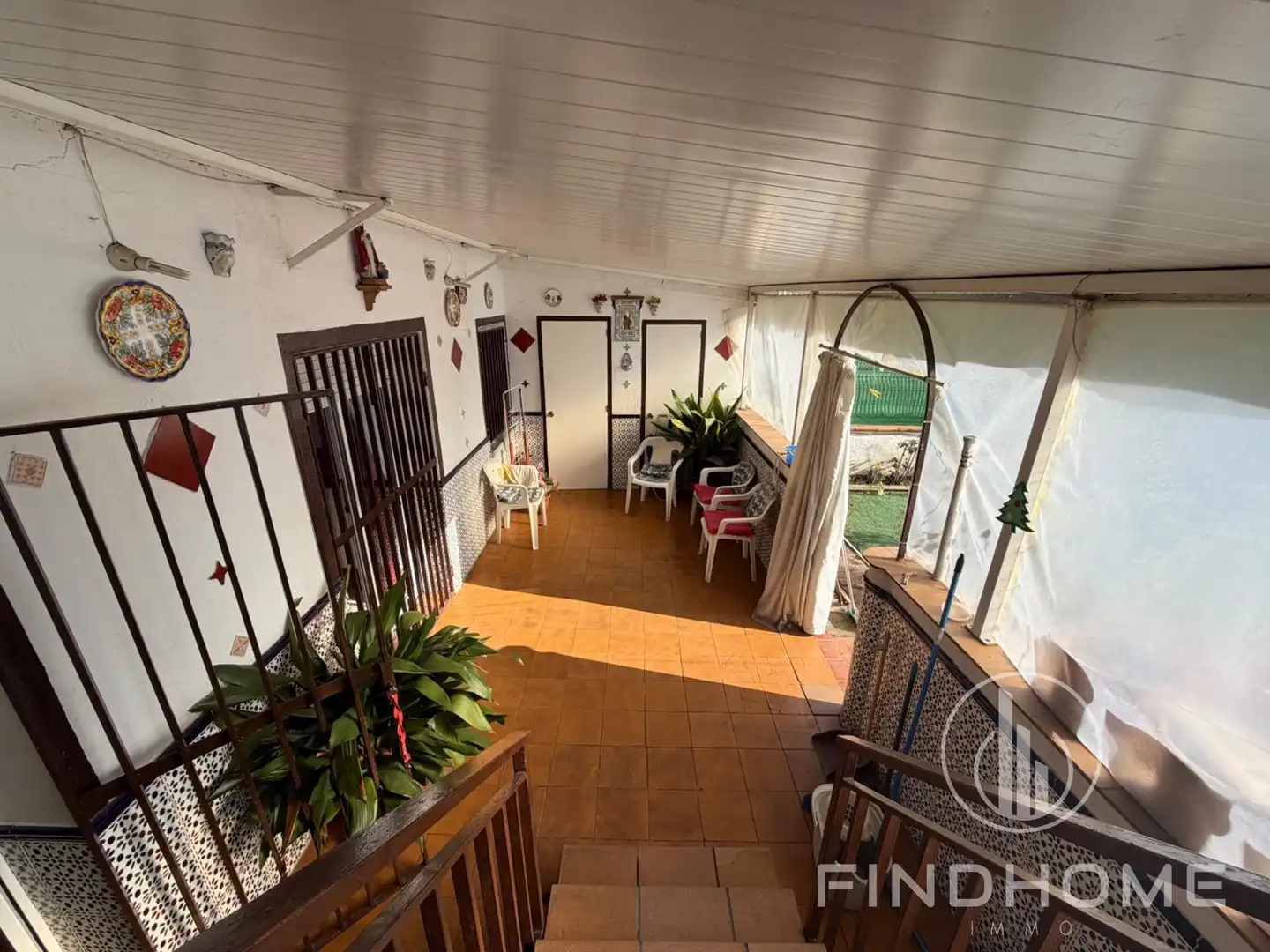 Terrasse von Haus oder Chalet zum Verkauf in Olot mit Privatgarten, Abstellraum und Möbliert