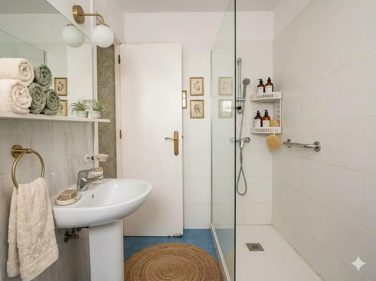 Bathroom of Flat for sale in Murcia  with Air Conditioner and Balcony