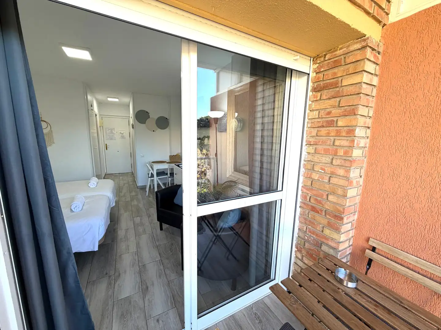 Terrasse von Wohnung zur Miete in Benalmádena mit Klimaanlage, Terrasse und Möbliert