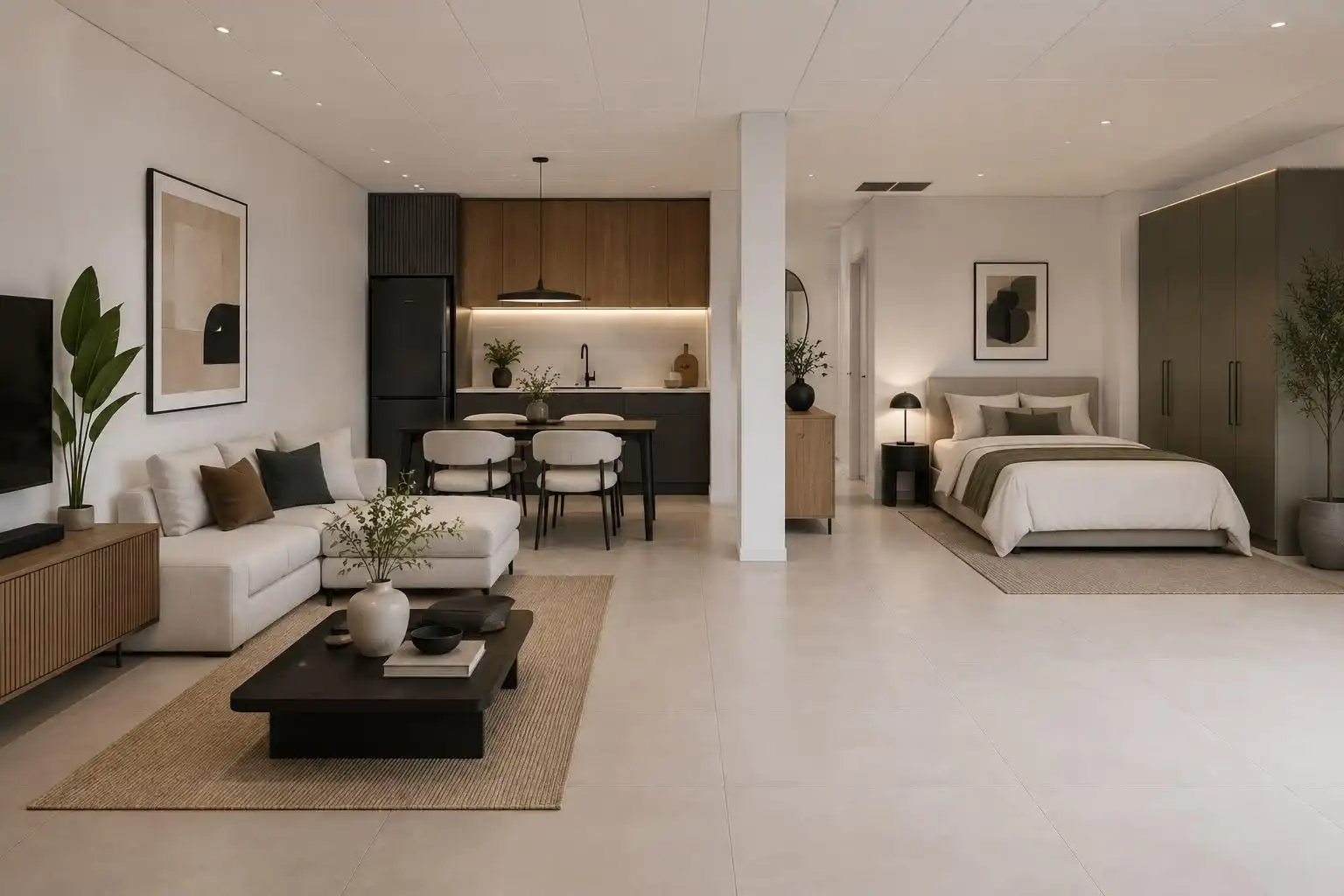 Wohnzimmer von Wohnungen zum Verkauf in Los Realejos mit Möbliert und Gemeinschaftspool