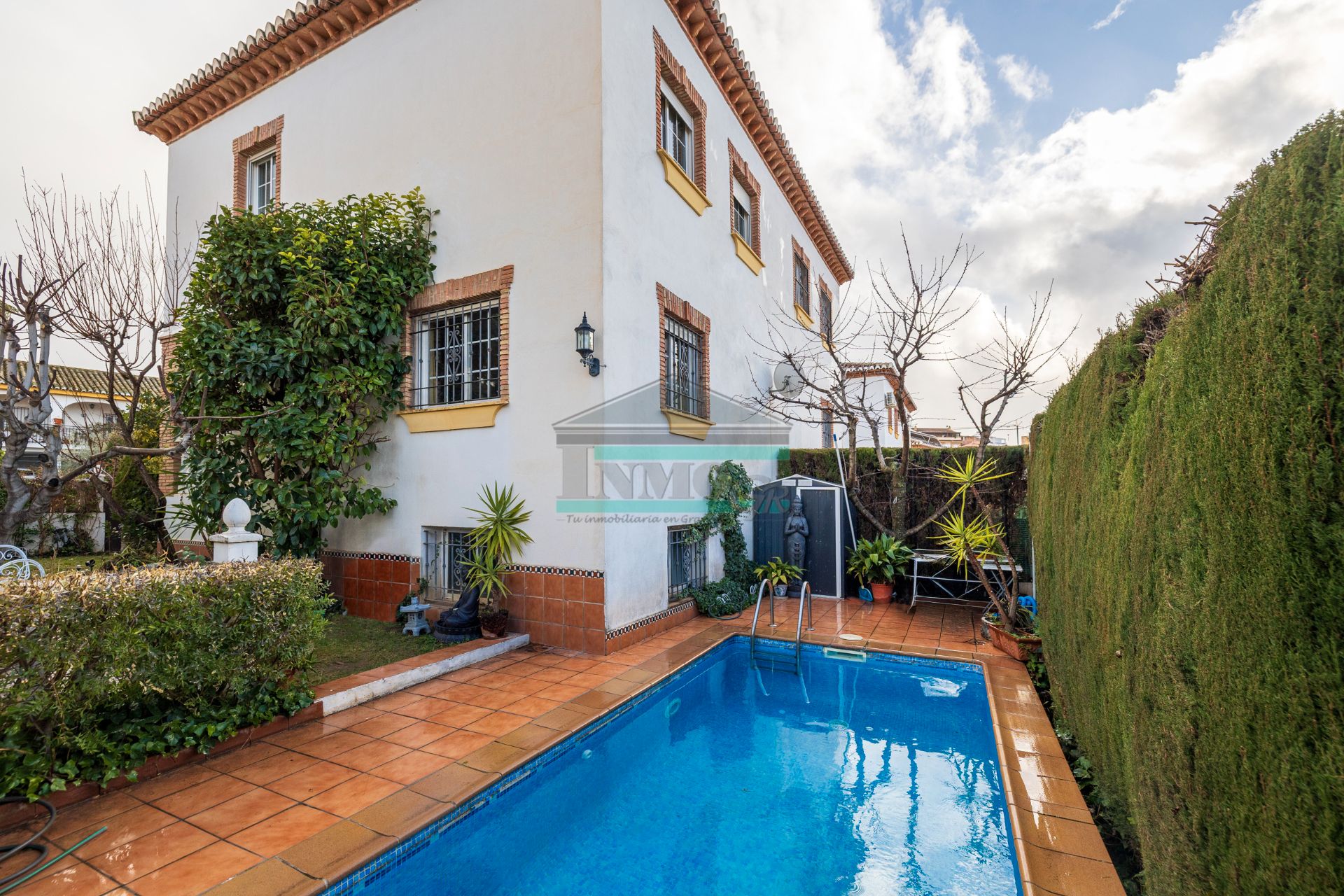 Jardí de Casa adosada en venda en La Zubia amb Calefacció, Jardí privat i Terrassa