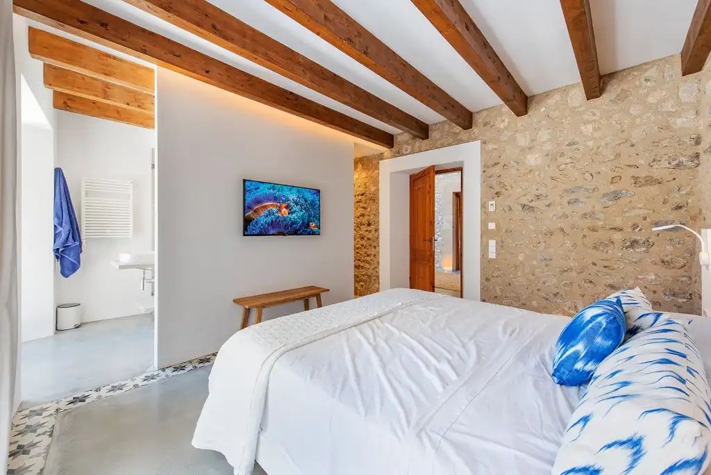 Bedroom of Country homes for sale in Pollença  with Air Conditioner, Heating and Private garden