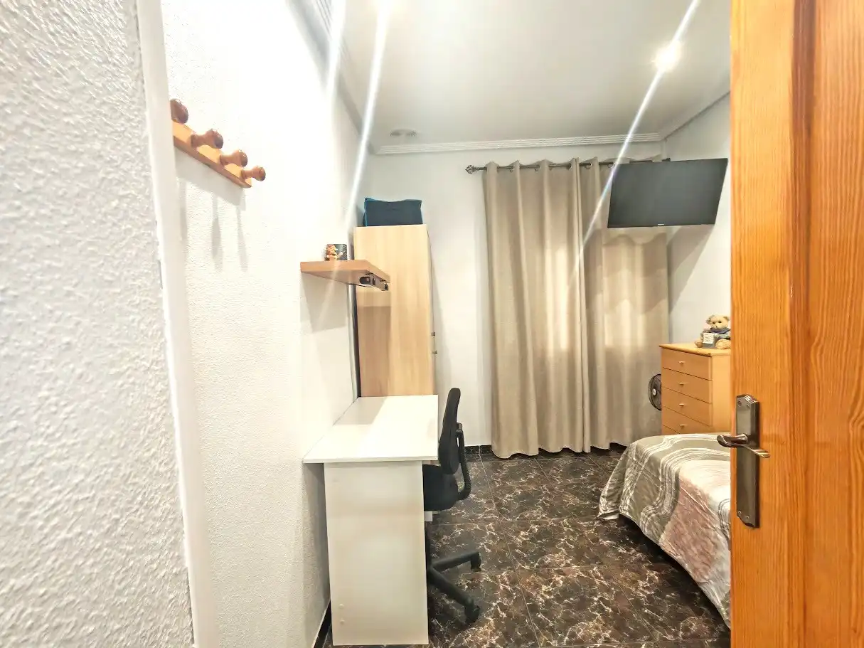 Bedroom of Flat for rent in Elche / Elx  with Air Conditioner, Terrace and Furnished