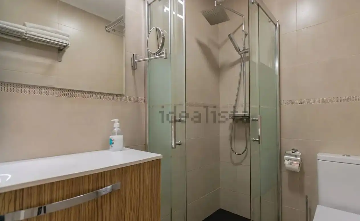 Bany de Estudi de lloguer en Valencia amb Aire condicionat, Calefacció i Moblat