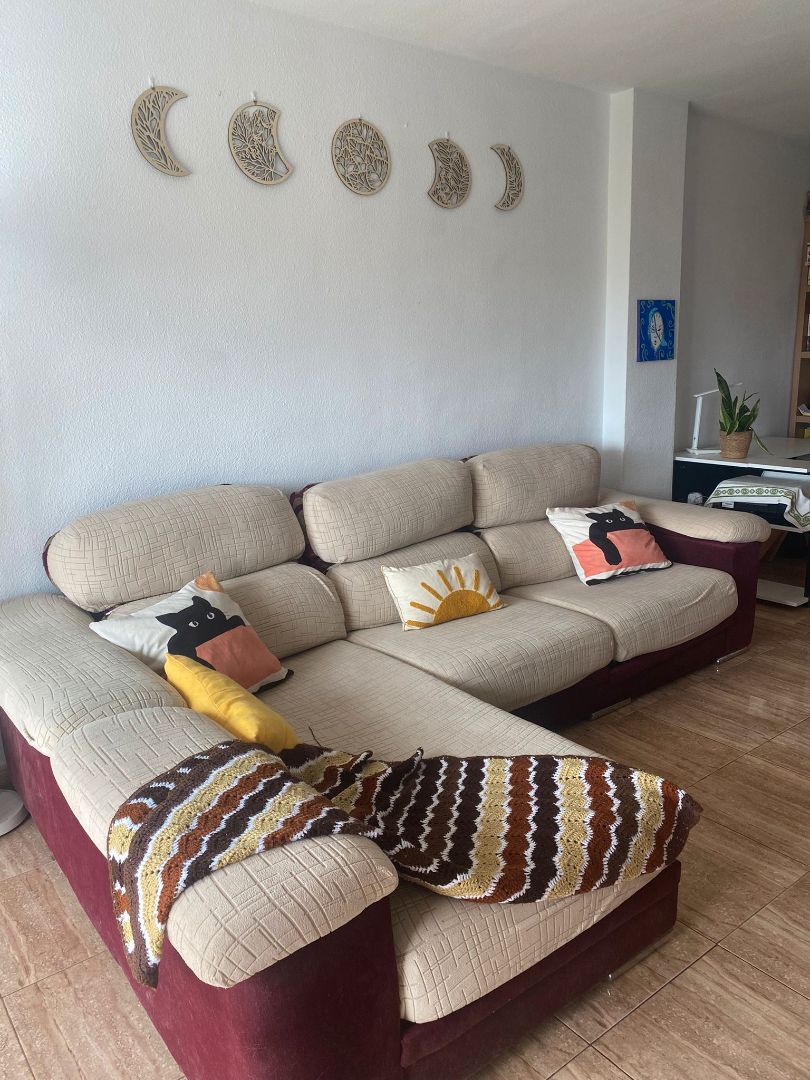 Sala d'estar de Pis en venda en La Unión amb Aire condicionat, Terrassa i Moblat