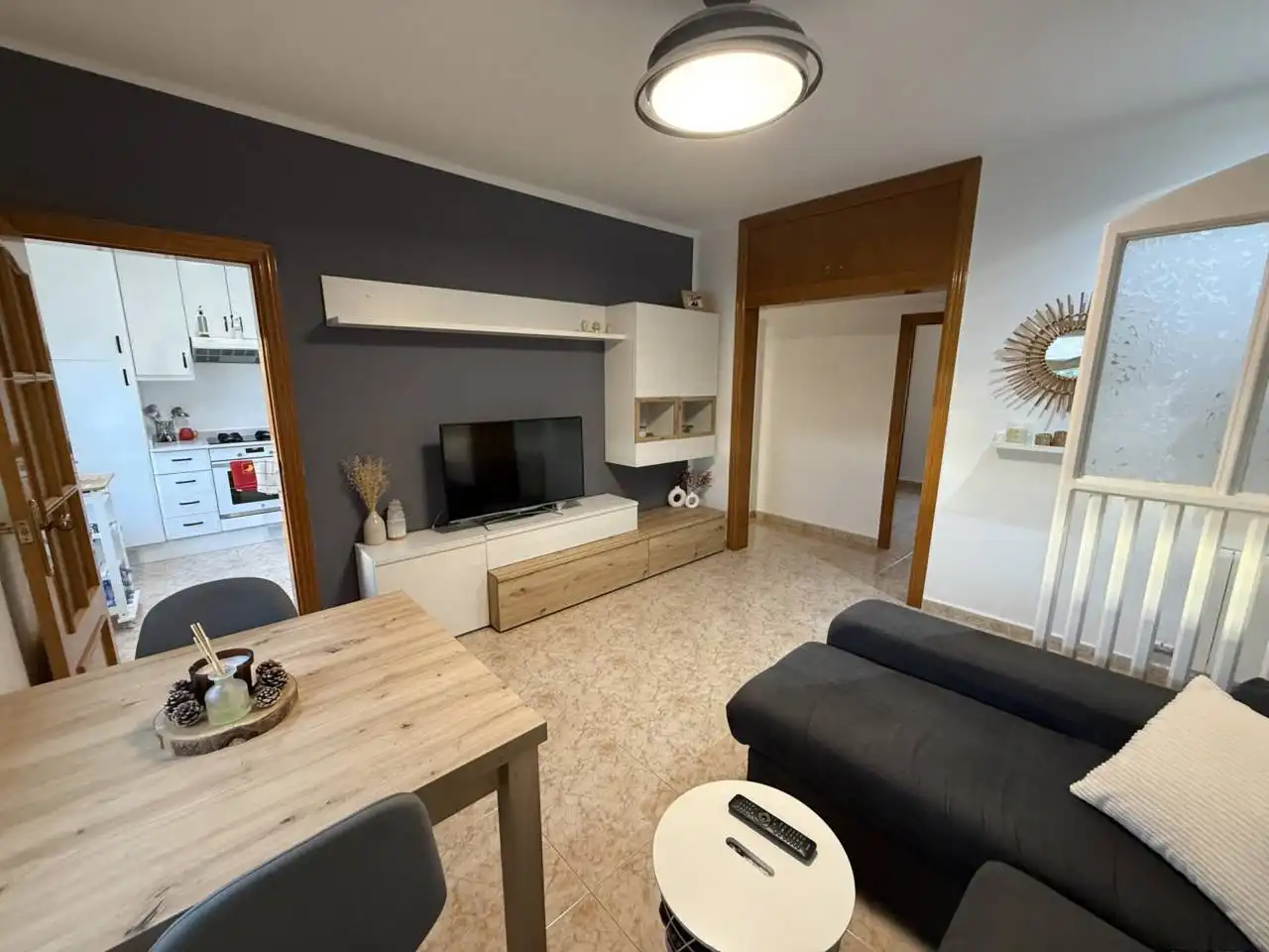 Living room of Flat for sale in Sabadell  with Heating, Furnished and Alarm