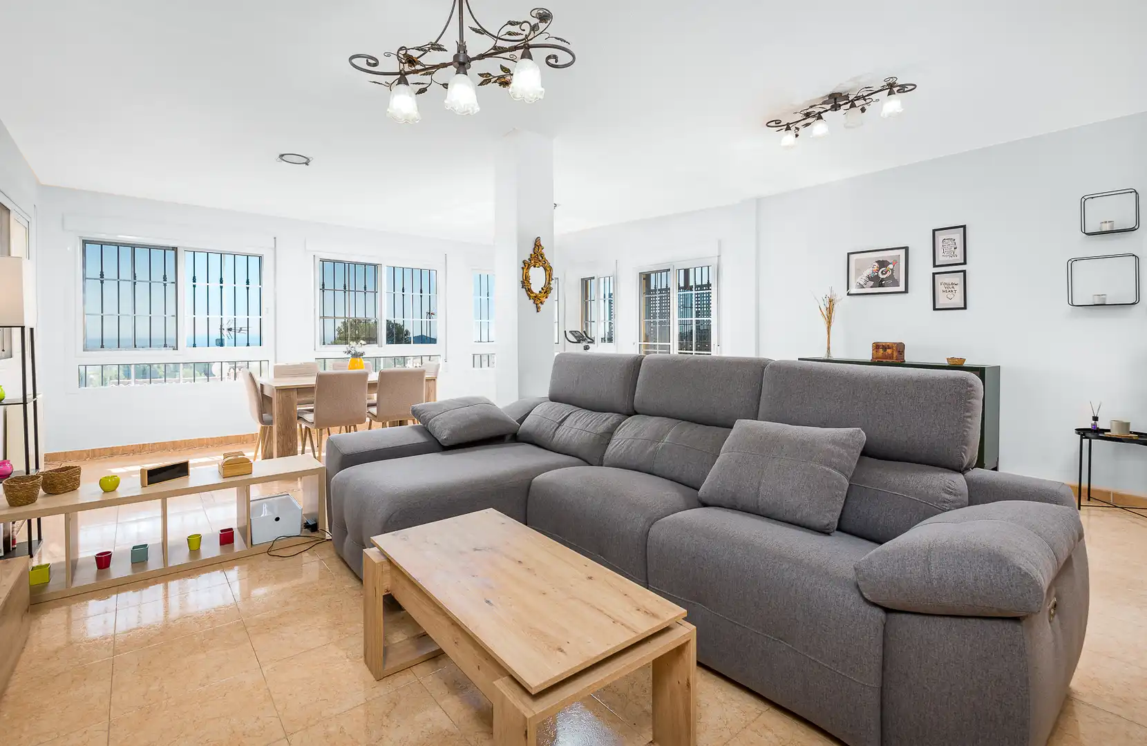 Sala de estar de Casa o chalet en venta en Aigües con Aire acondicionado, Terraza y Trastero