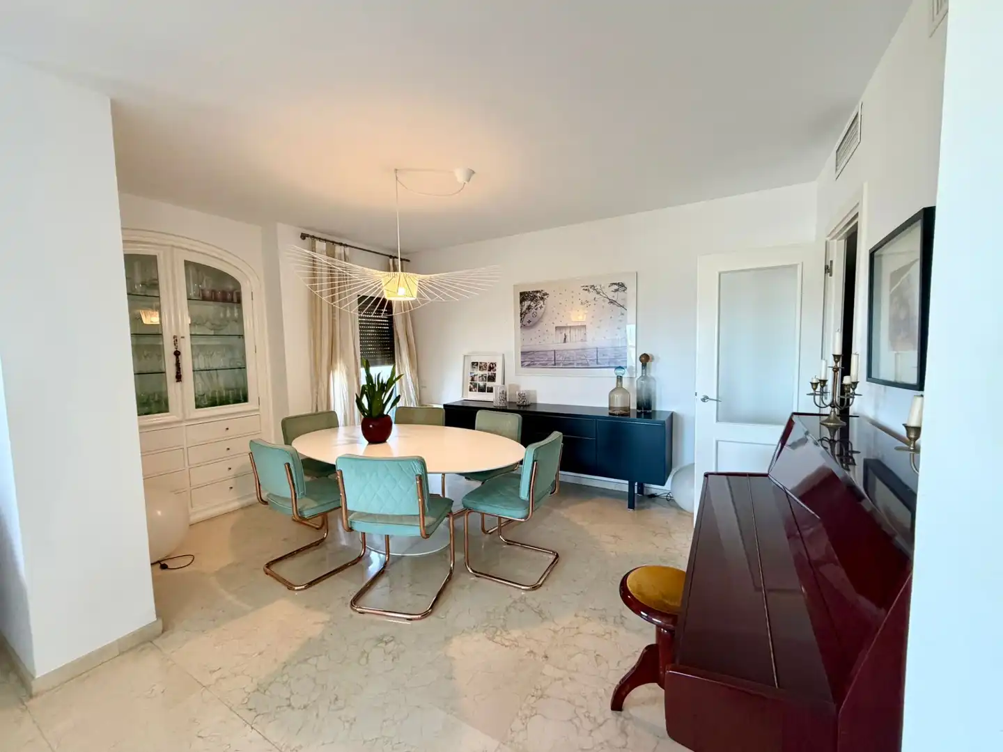 Esszimmer von Wohnung zur Miete in Almería mit Klimaanlage, Heizung und Terrasse