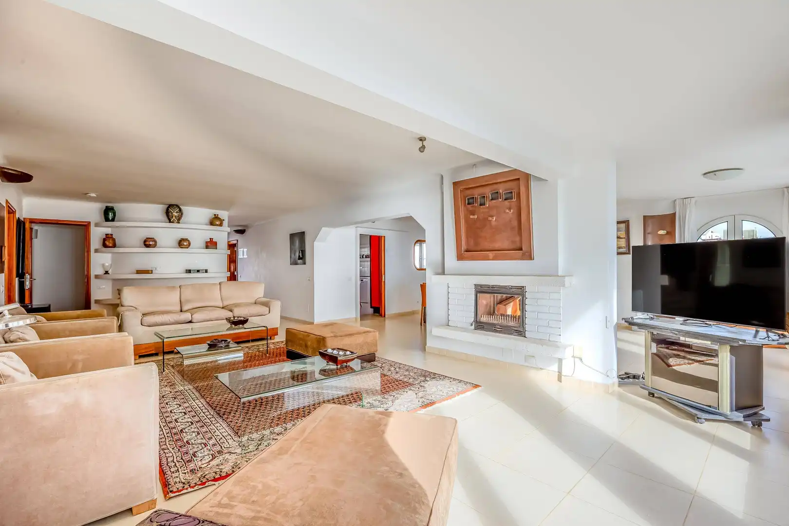 Sala d'estar de Casa o xalet en venda en Telde amb Aire condicionat, Jardí privat i Terrassa