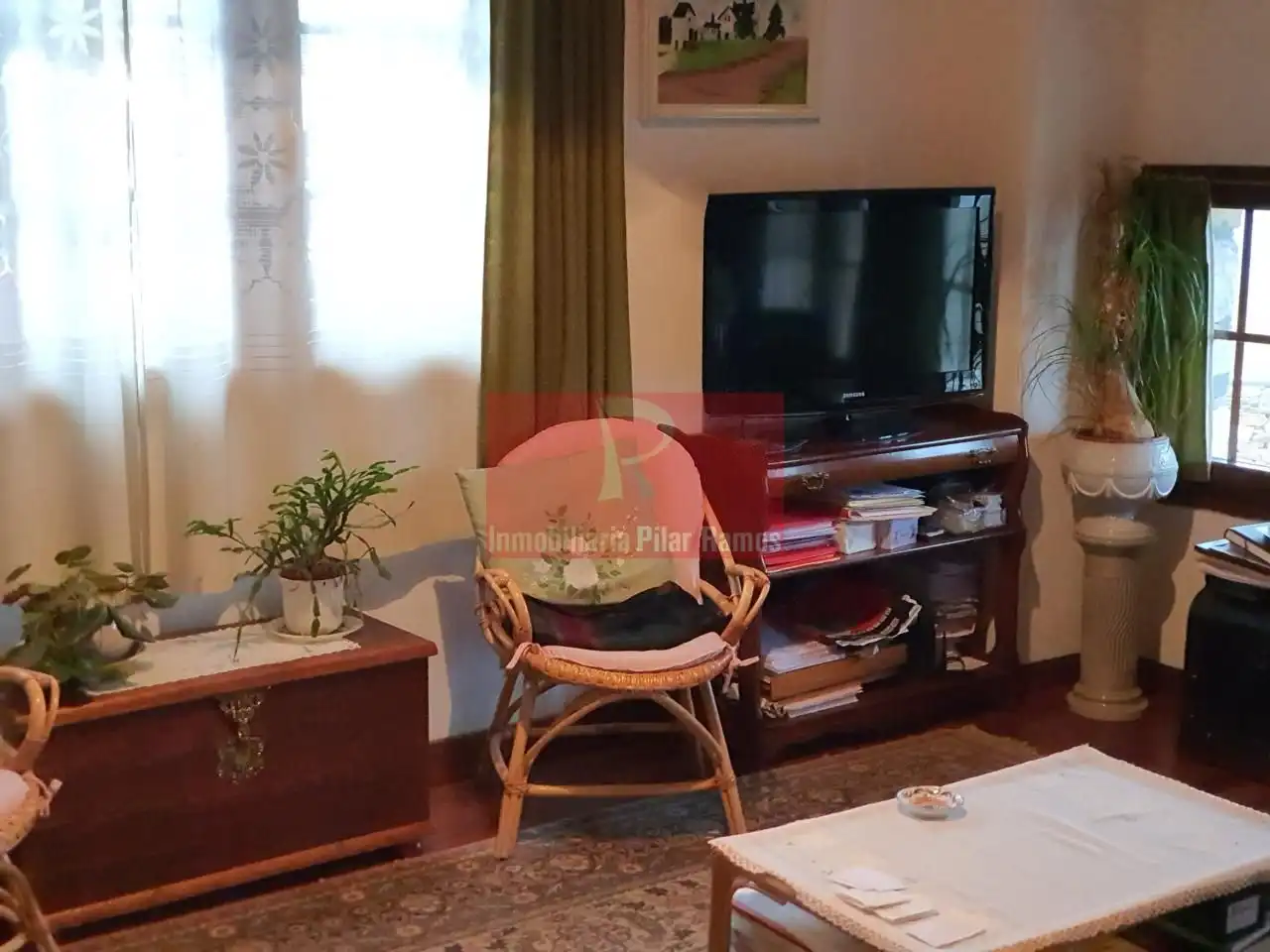 Living room of Houses for sale in Molinaseca  with Private garden, Parquet flooring and Storage room