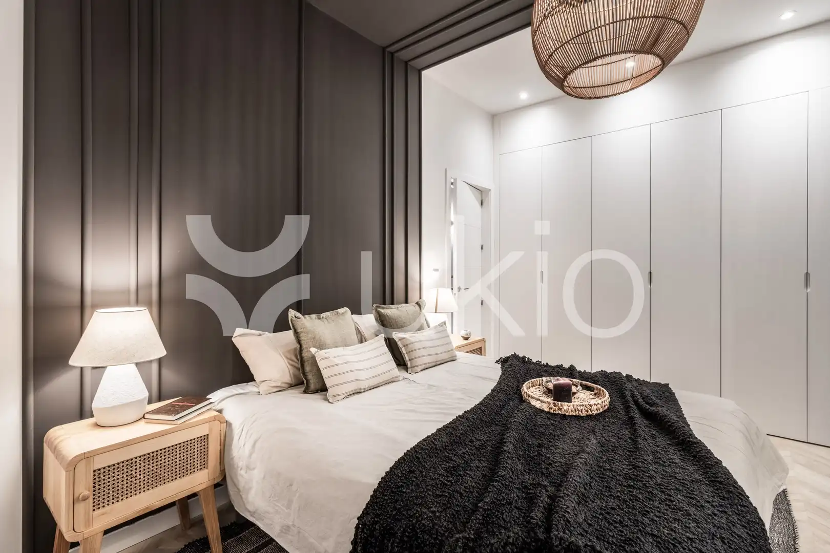 Habitación de Apartamento de alquiler en Madrid con Aire acondicionado, Calefacción y Amueblado