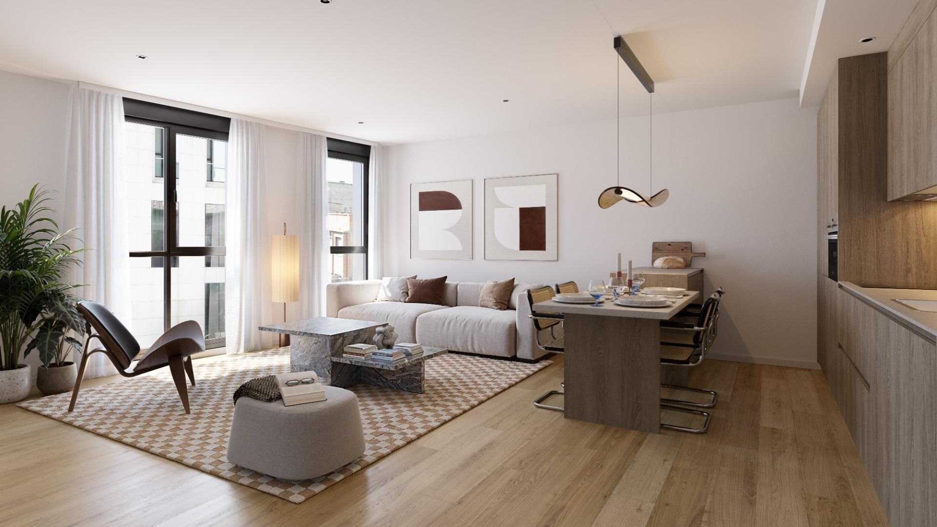 Living room of Flat for sale in  Zaragoza Capital  with Air Conditioner and Heating