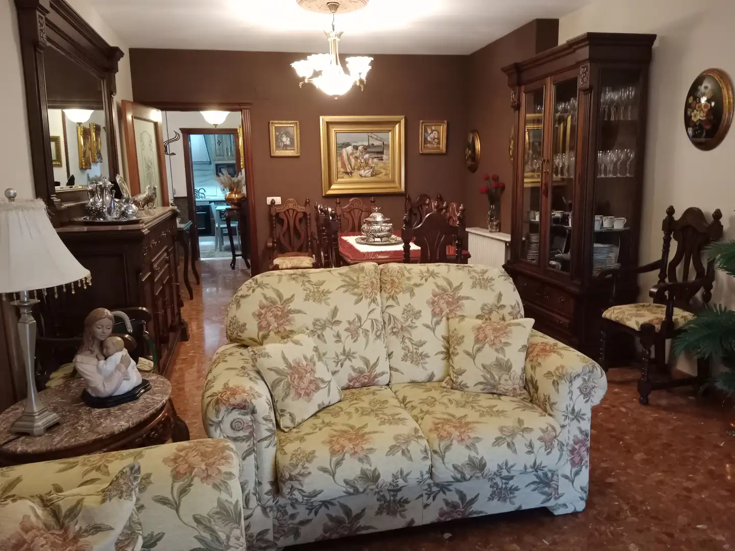 Sala d'estar de Pis en venda en Lahiguera amb Aire condicionat i Balcó