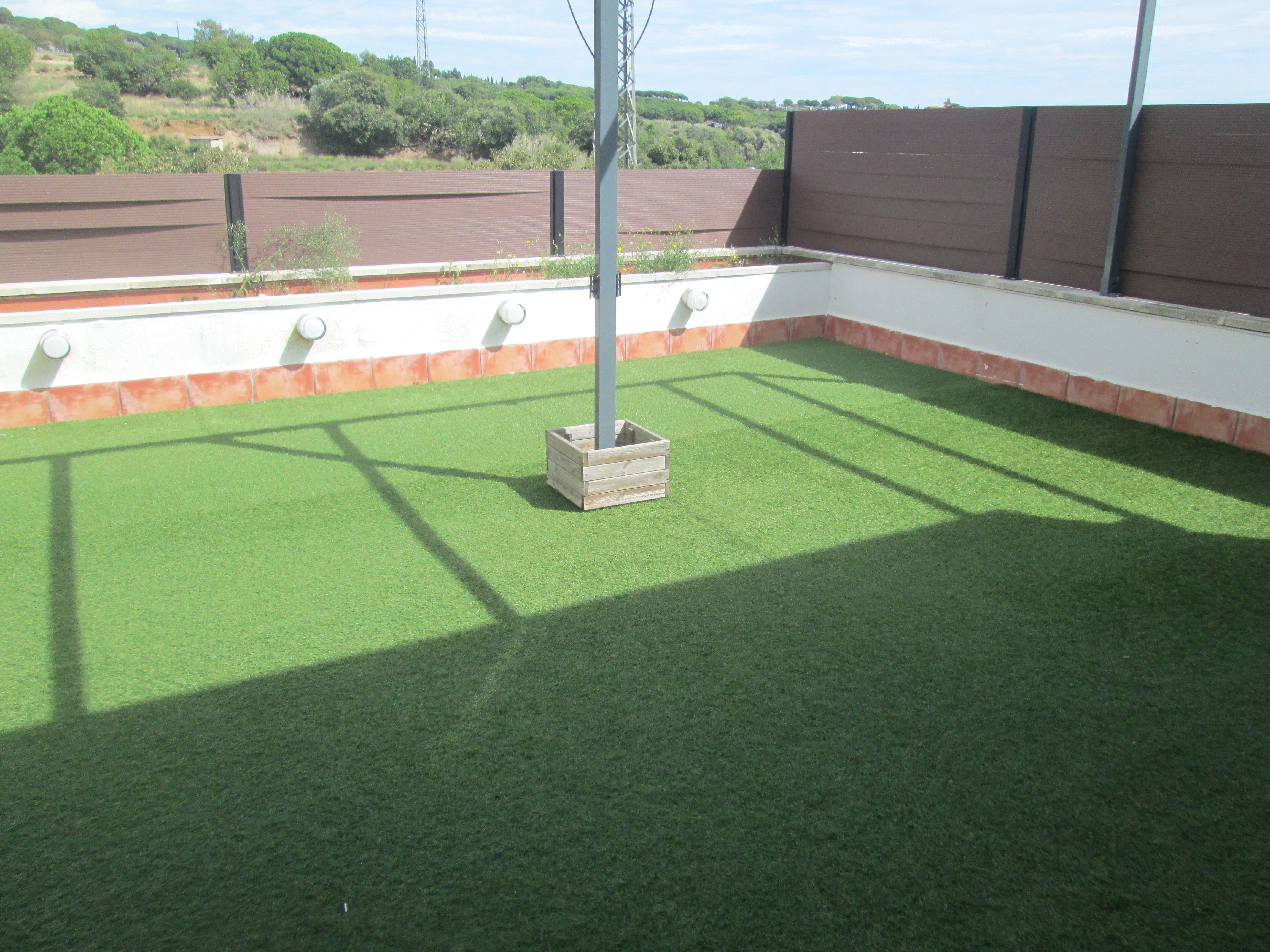 Terraza de Piso de alquiler en Mataró con Aire acondicionado, Calefacción y Parquet