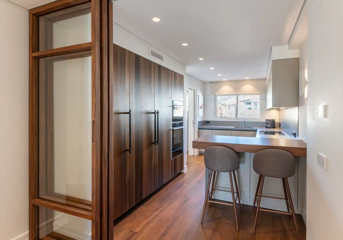Cocina de Apartamento en venta en Milla de Oro
