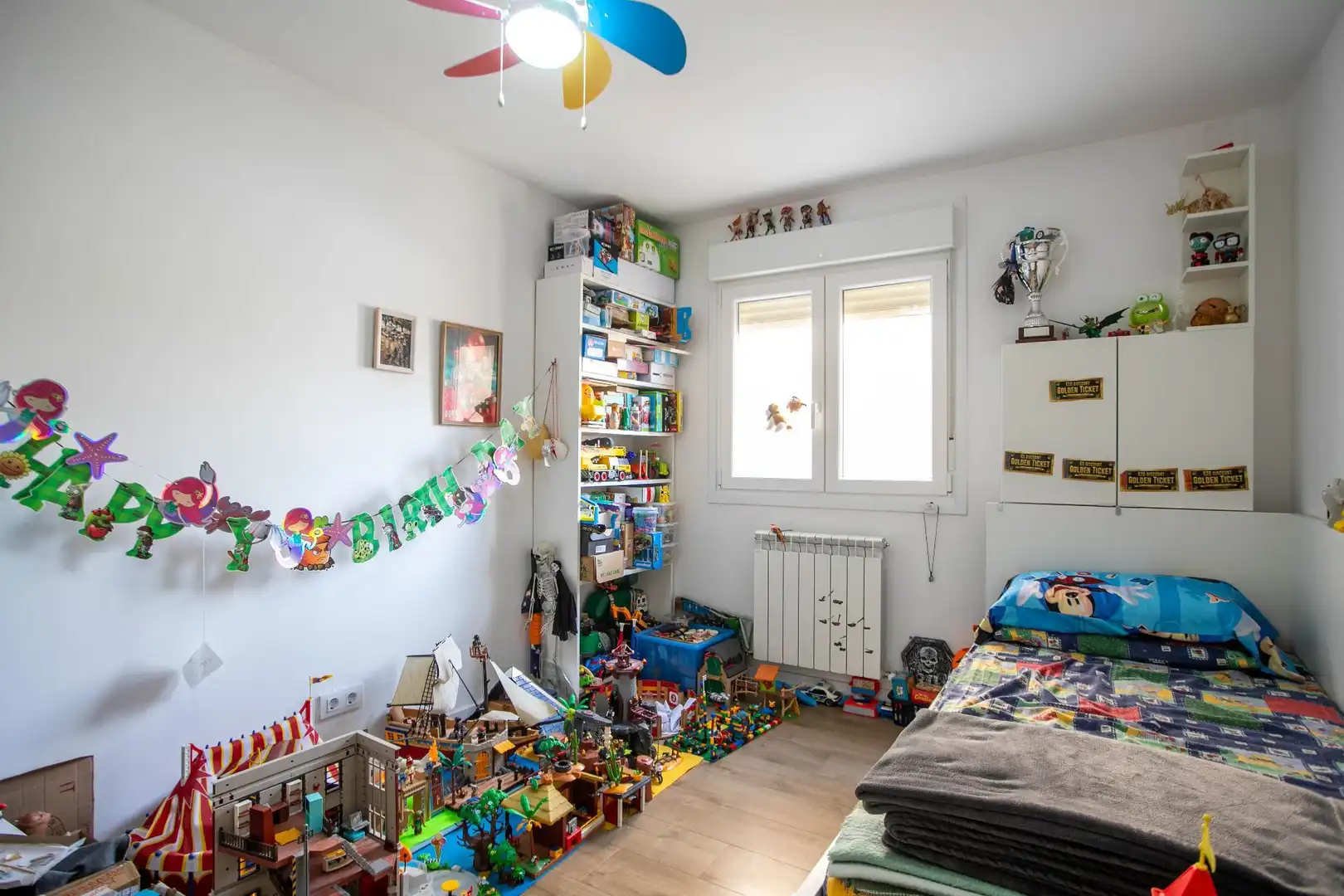 Schlafzimmer von Wohnung zum Verkauf in Estella / Lizarra mit Heizung, Terrasse und Möbliert