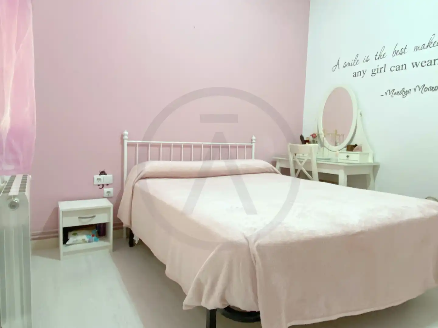 Bedroom of Flat for sale in Terrassa  with Heating, Parquet flooring and Terrace