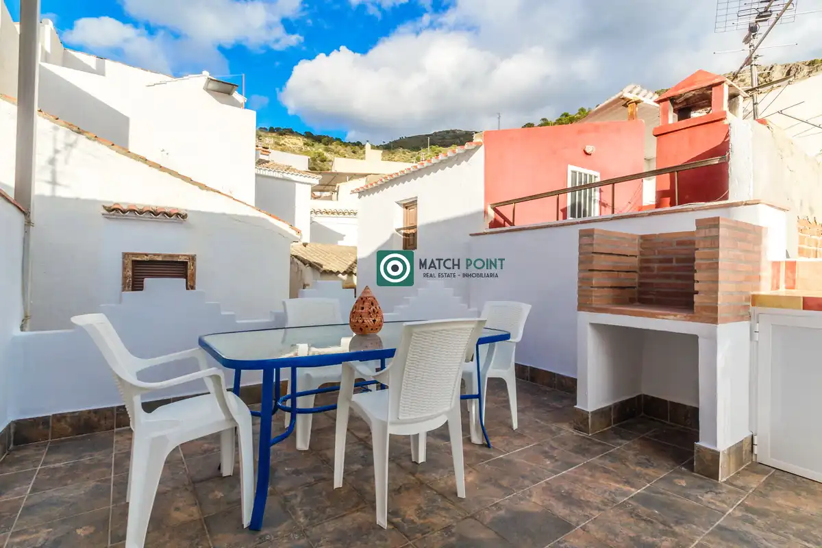 Terrace of Detached homes for rent in Lentegí  with Furnished