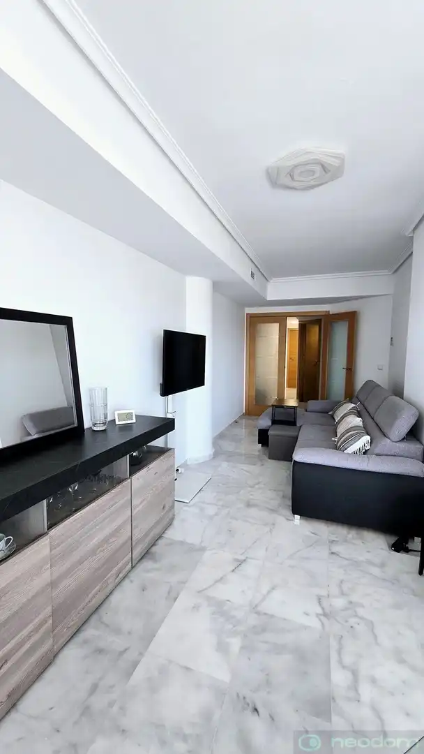 Wohnzimmer von Wohnung zur Miete in Villajoyosa / La Vila Joiosa mit Terrasse und Schwimmbad