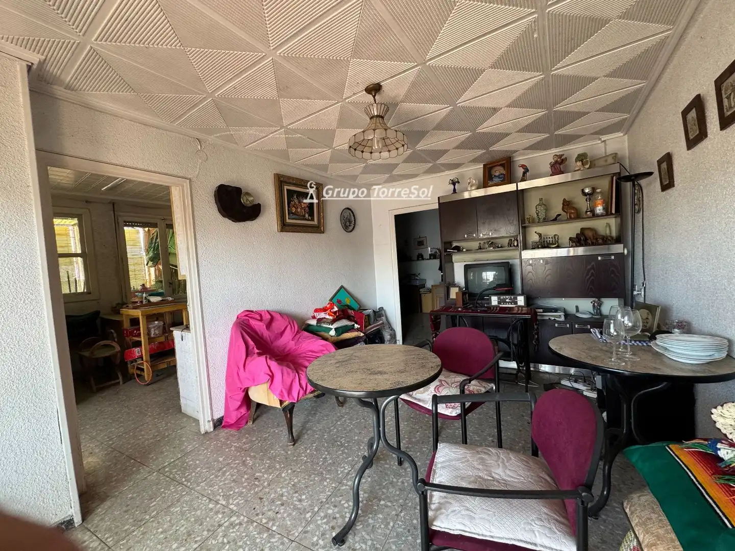 Sala de estar de Ático en venta en Elche / Elx con Terraza