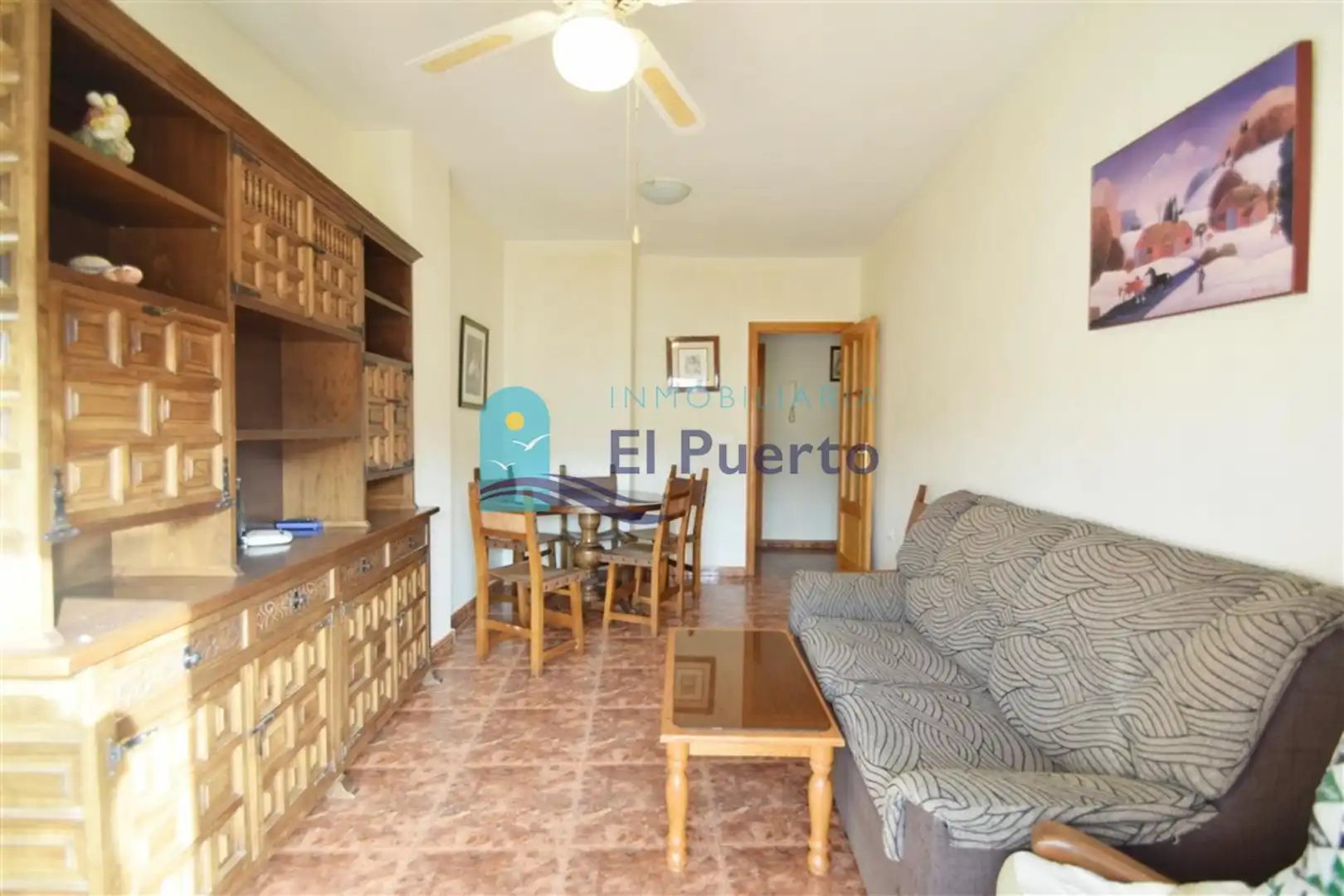 Living room of Flat for sale in Puerto de Mazarrón