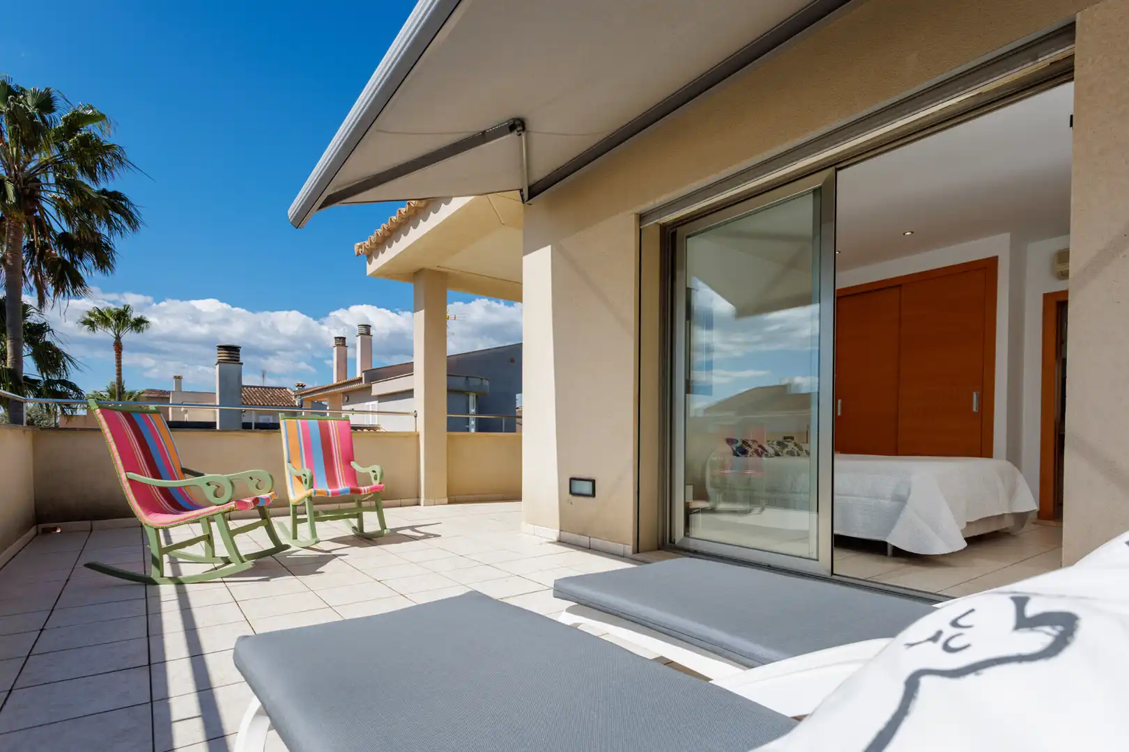 Terrassa de Casa o xalet en venda en Marratxí amb Aire condicionat, Jardí privat i Terrassa