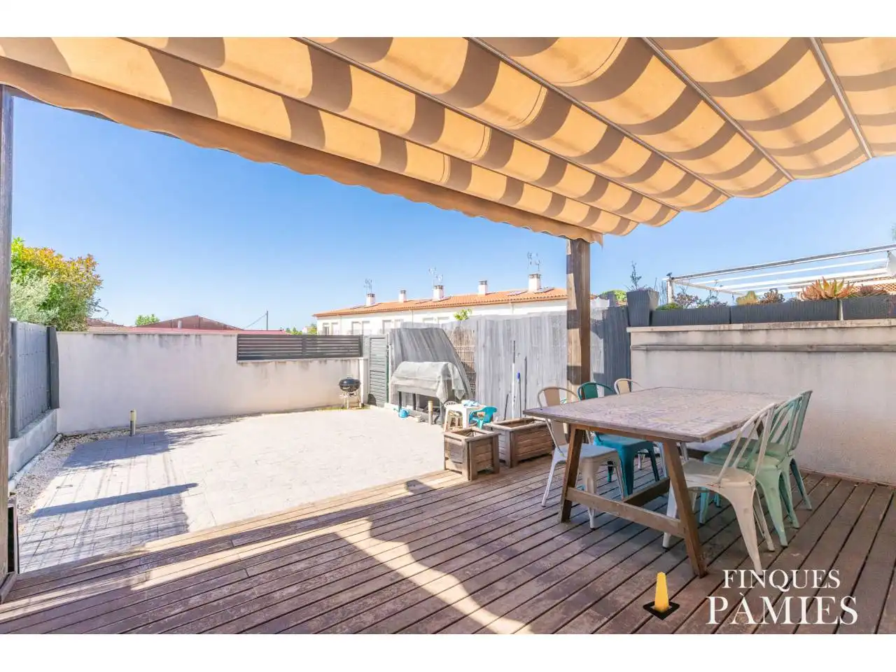 Terraza de Casa adosada en venta en Riudoms con Aire acondicionado, Calefacción y Jardín privado
