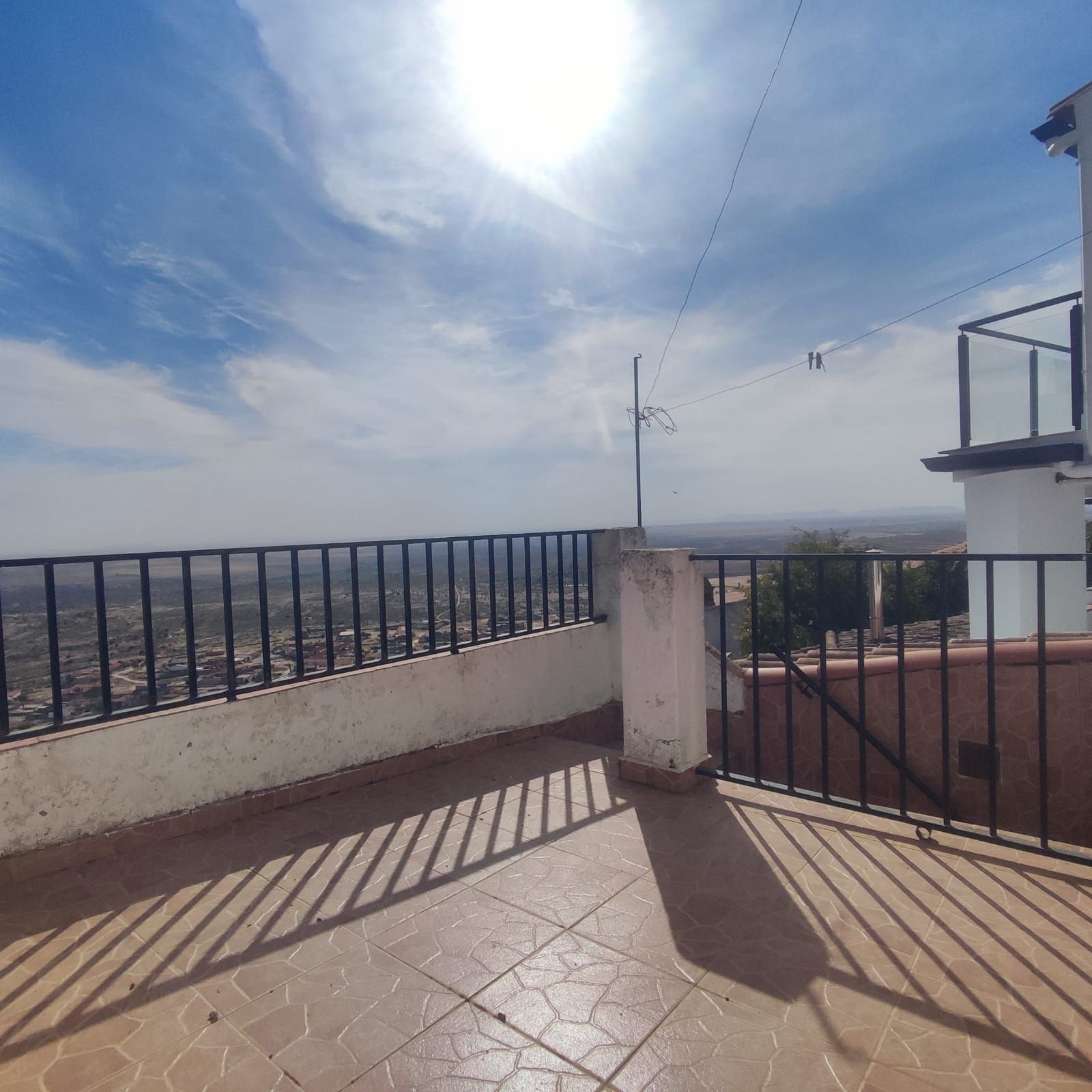 Balcony of House or chalet for sale in Magacela  with Air Conditioner, Terrace and Furnished
