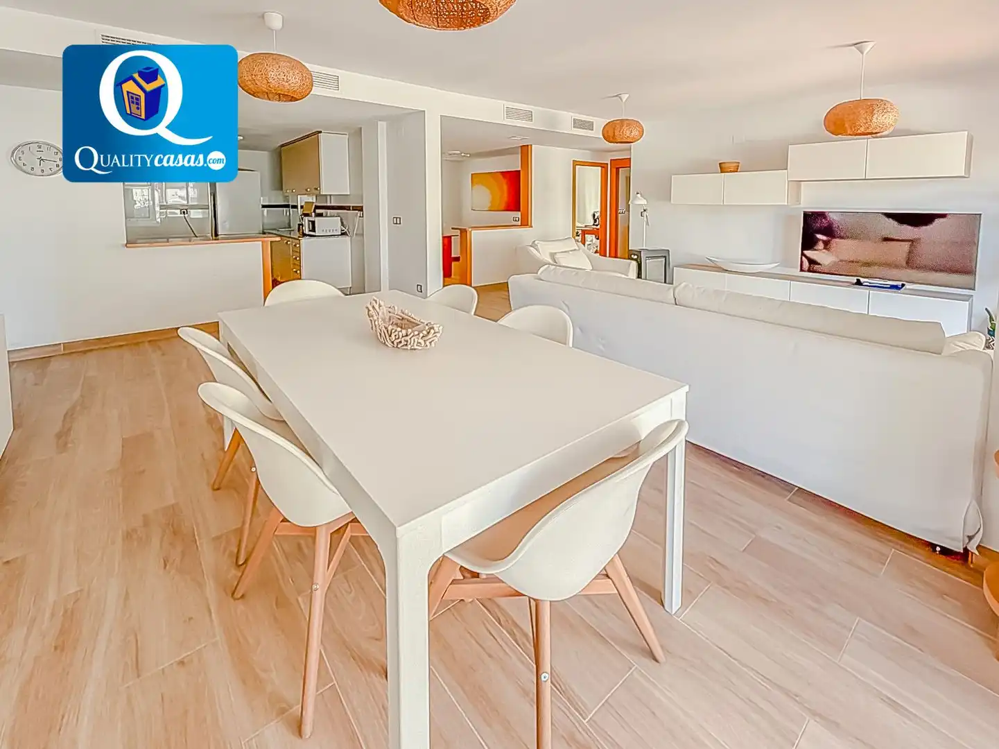 Dining room of Flat for sale in Pueblo Español - Coveta Fumá