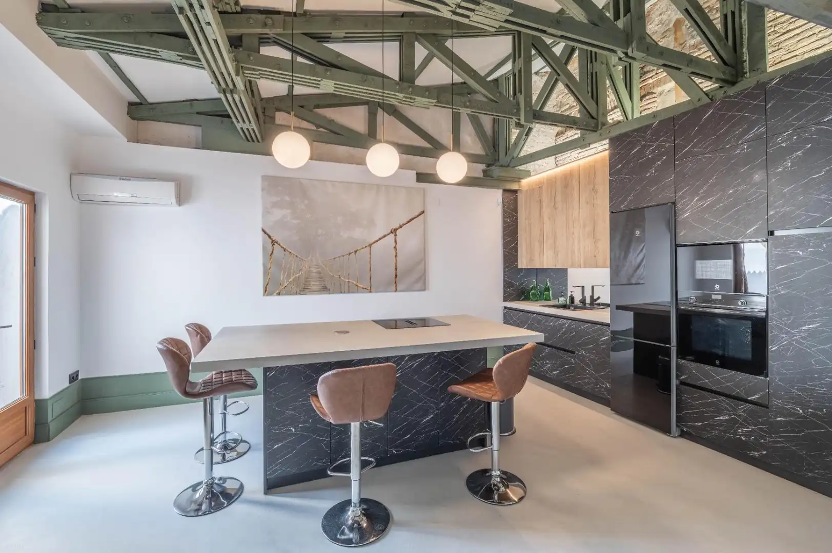Cuina de Apartament en venda en Granada amb Aire condicionat, Calefacció i Terrassa