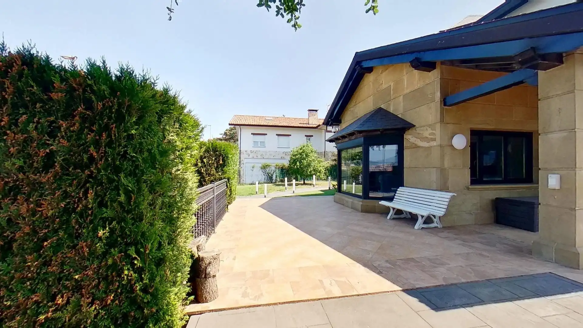 Terrassa de Casa o xalet en venda en Berango amb Calefacció, Jardí privat i Terrassa