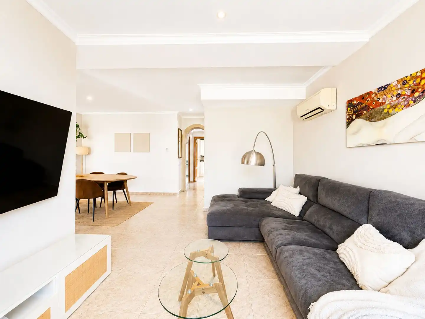 Living room of Apartments for sale in Jávea / Xàbia  with Air Conditioner, Heating and Private garden