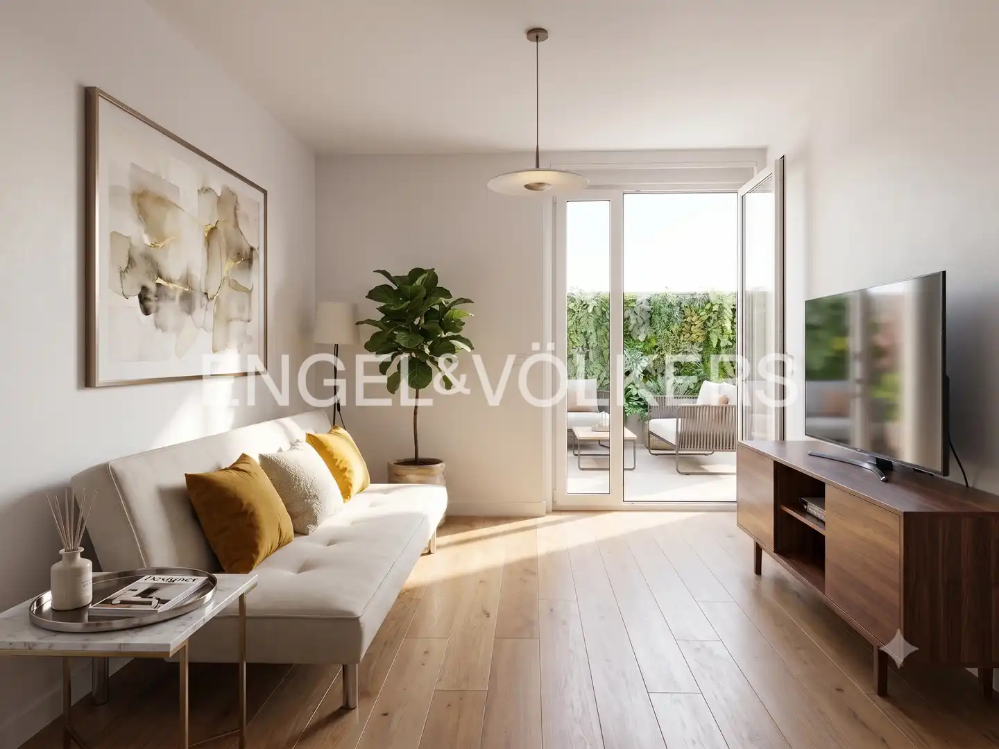 Sala de estar de Piso en venta en Barcelona con Aire acondicionado, Calefacción y Terraza