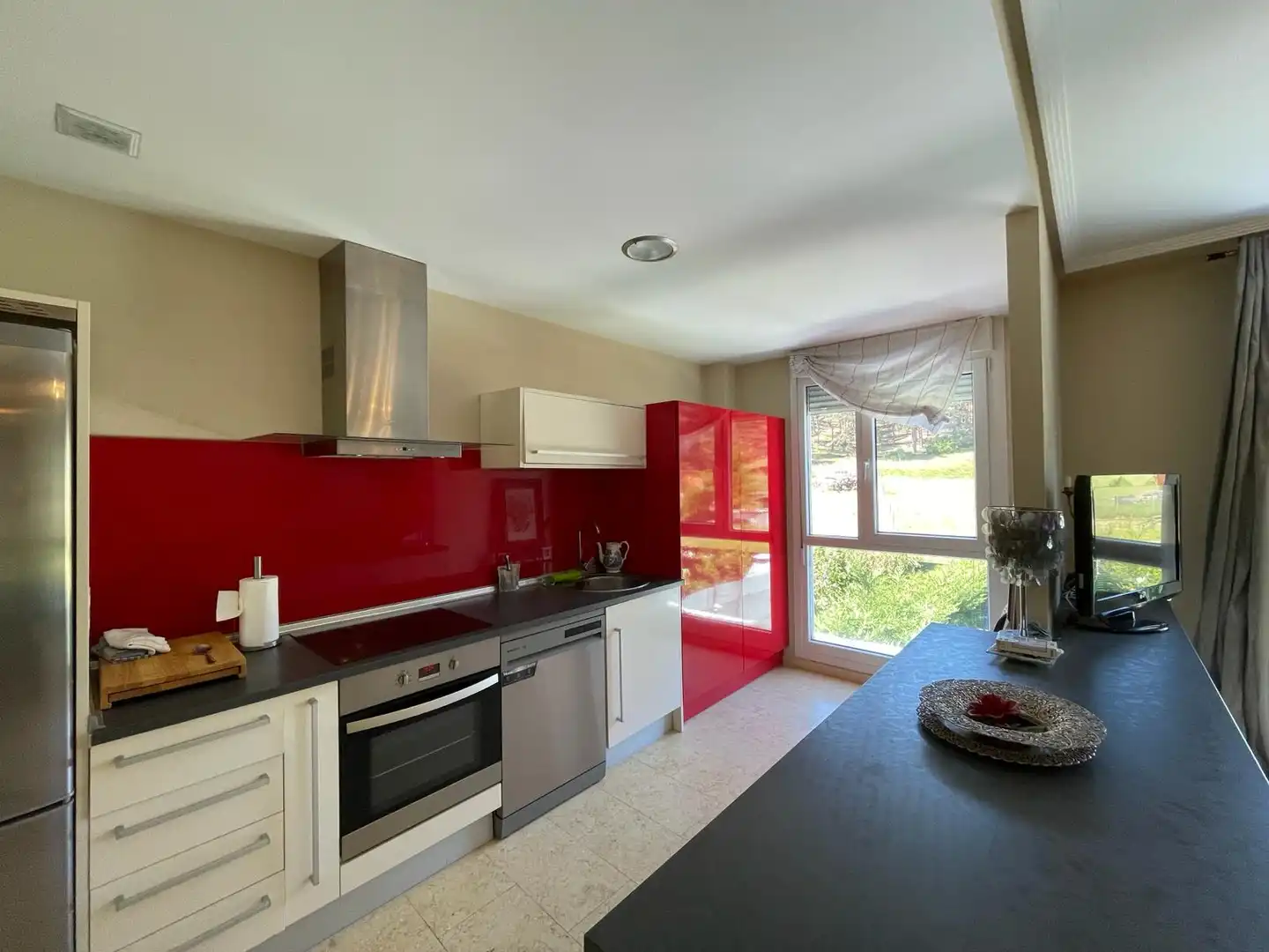 Cocina de Casa adosada en venta en San Leonardo de Yagüe con Calefacción, Jardín privado y Parquet