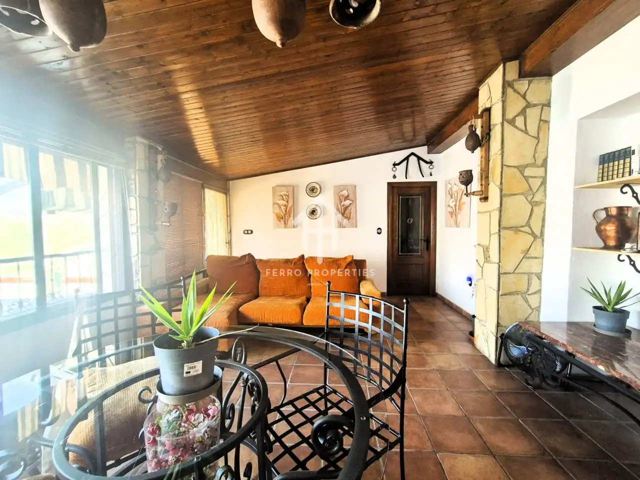 Terraza de Casa o chalet en venta en Salar con Aire acondicionado, Piscina y Amueblado