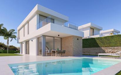 Vista exterior de Casa o xalet en venda en Finestrat amb Aire condicionat, Calefacció i Jardí privat