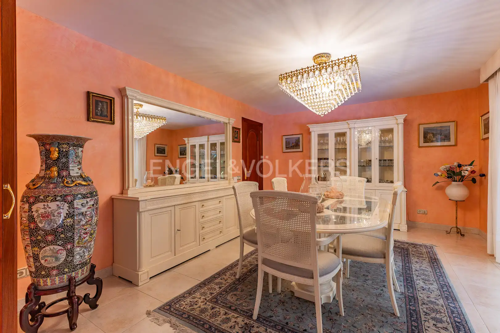 Comedor de Casa o chalet de alquiler en Sant Cugat del Vallès con Calefacción, Jardín privado y Piscina