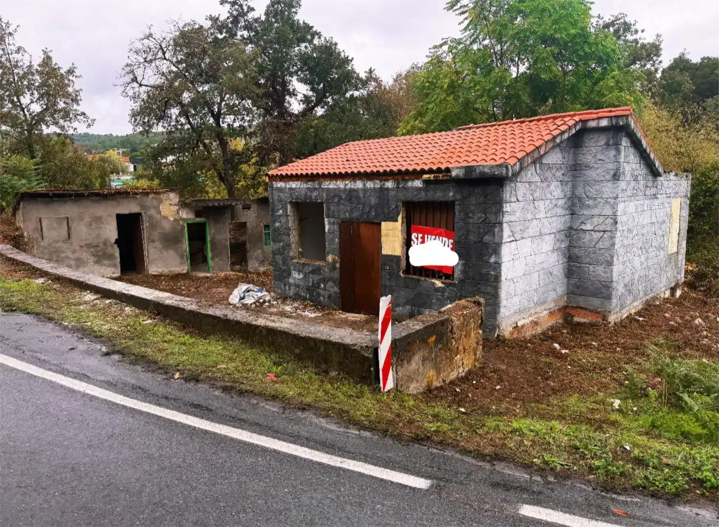 Vista exterior de Finca rústica en venda en A Ponte