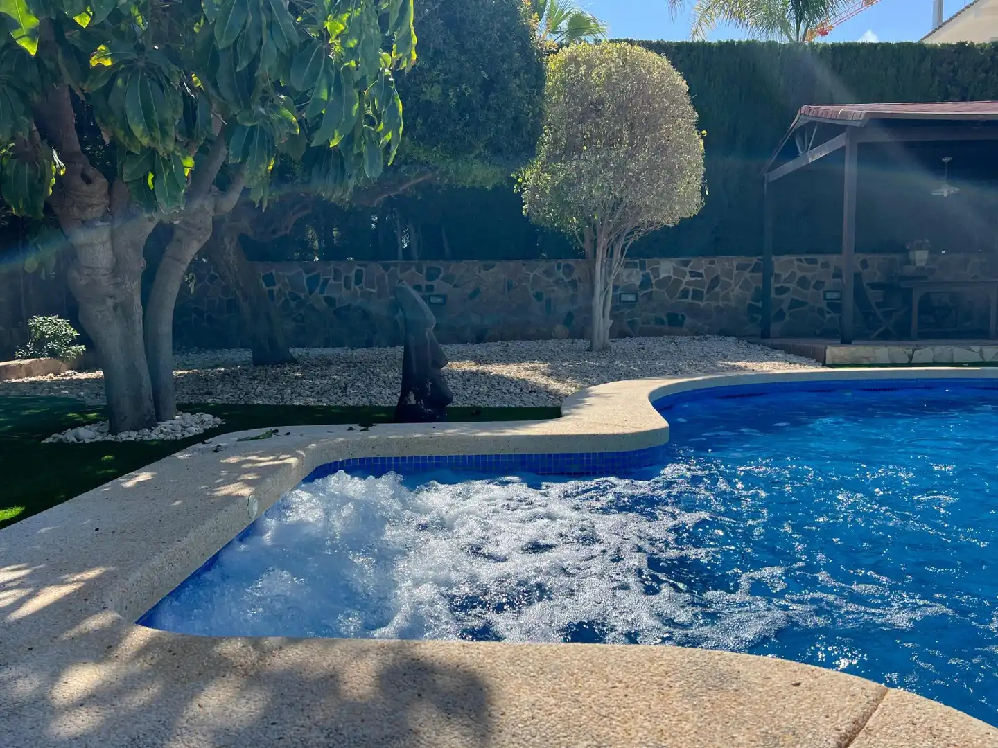 Piscina de Casa o chalet en venta en Benidorm con Aire acondicionado, Jardín privado y Piscina