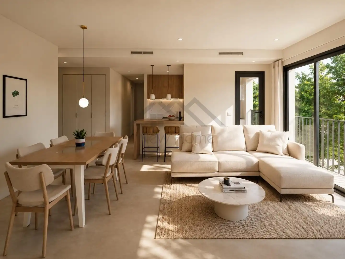 Wohnzimmer von Wohnung zum Verkauf in La Pobla de Vallbona mit Balkon