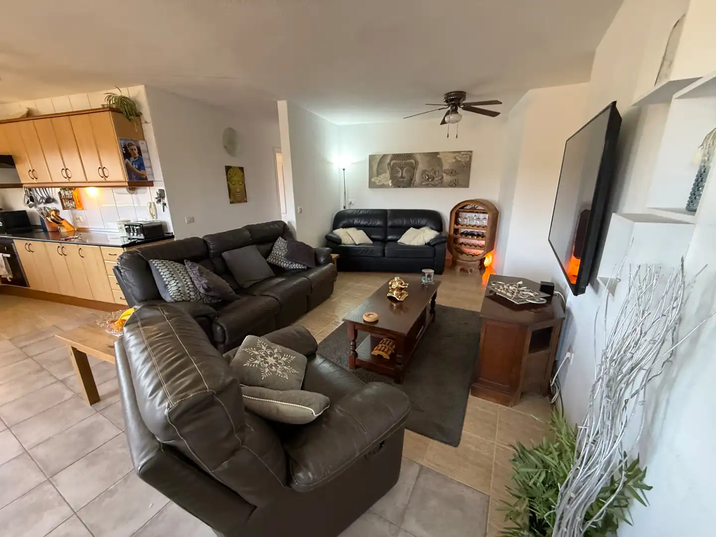 Sala de estar de Piso en venta en Arona con Aire acondicionado, Terraza y Amueblado