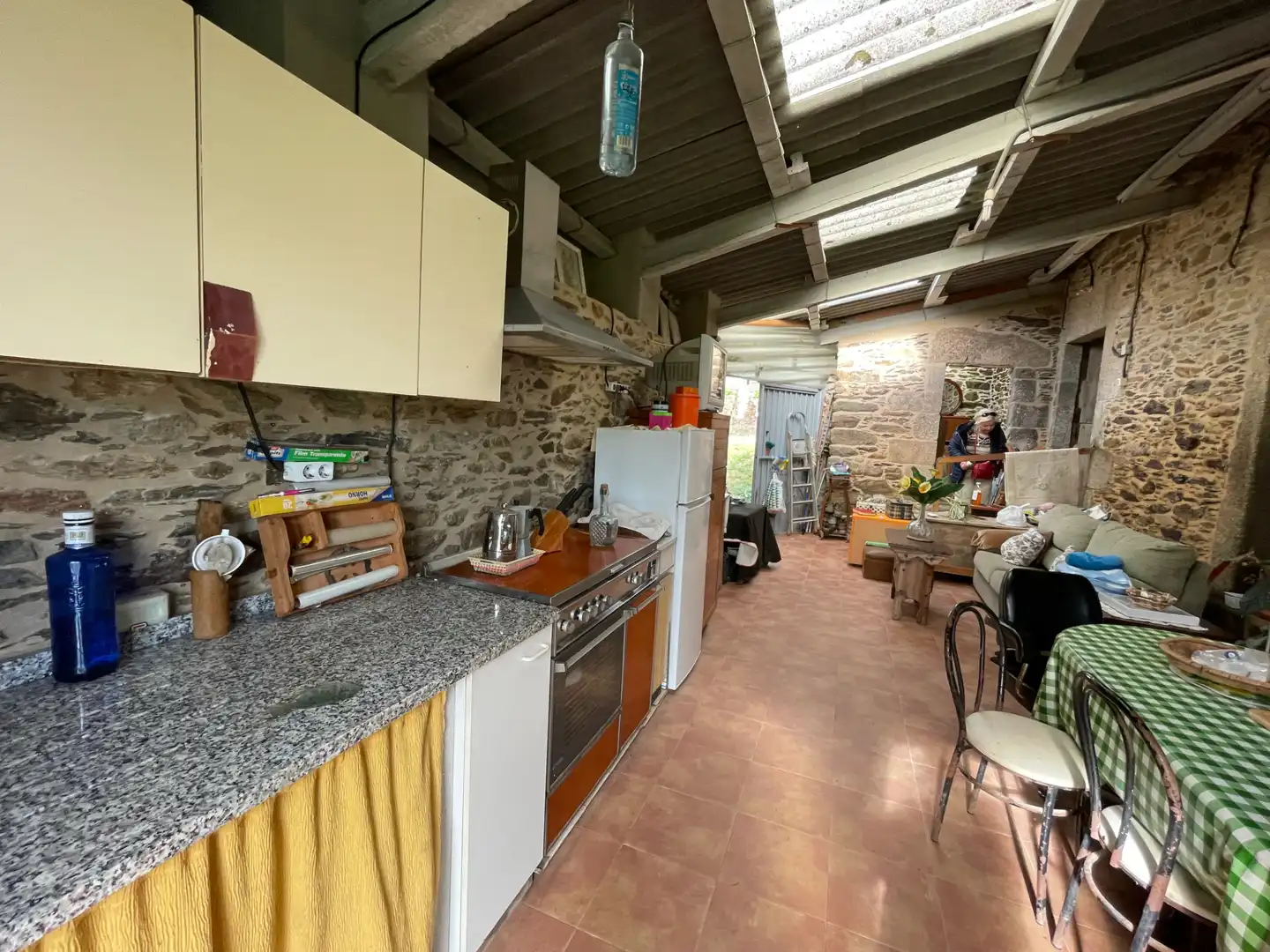 Kitchen of Houses for sale in As Somozas   with Private garden, Furnished and Oven